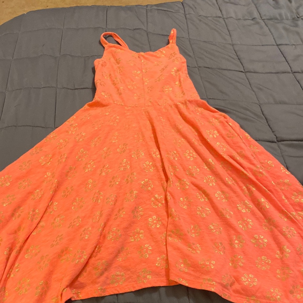 Orange/pink dress